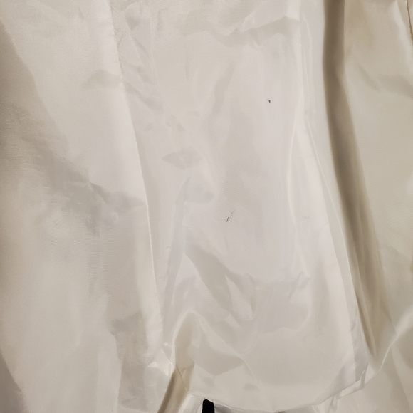 Deane & white- Small- black and white paisley patterned trench coat - Picture 9 of 14